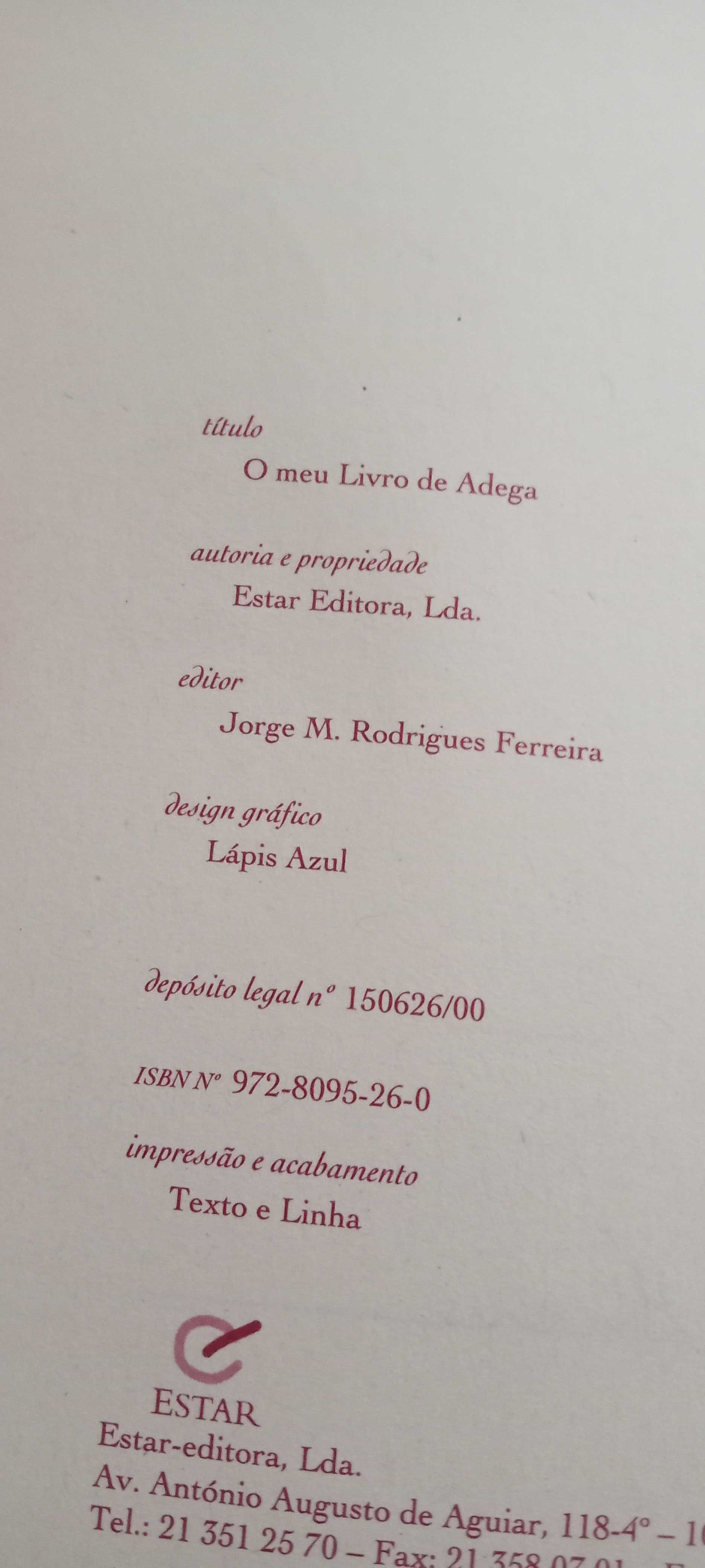 O Meu Livro de Adega da Estar