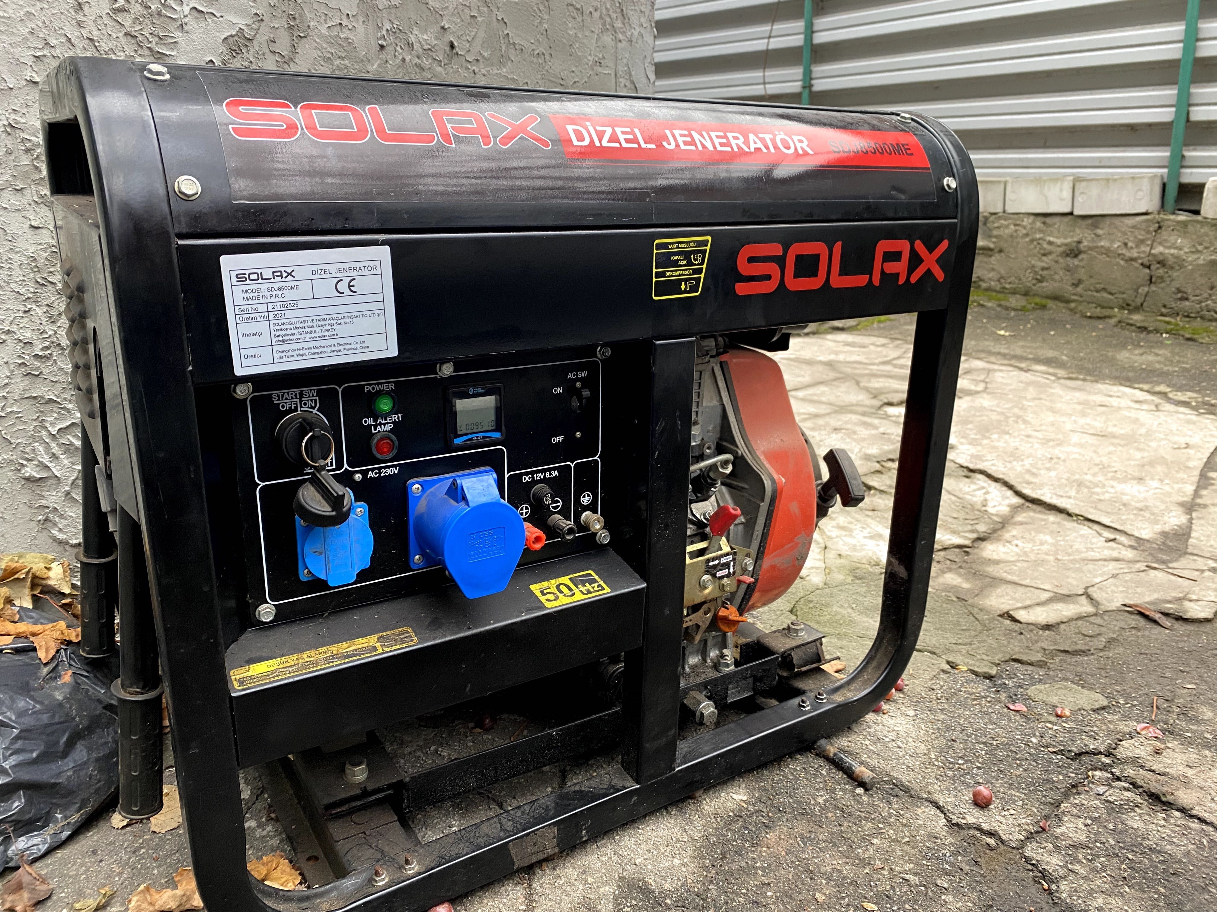 Дизельний генератор SOLAX SDJ8500ME