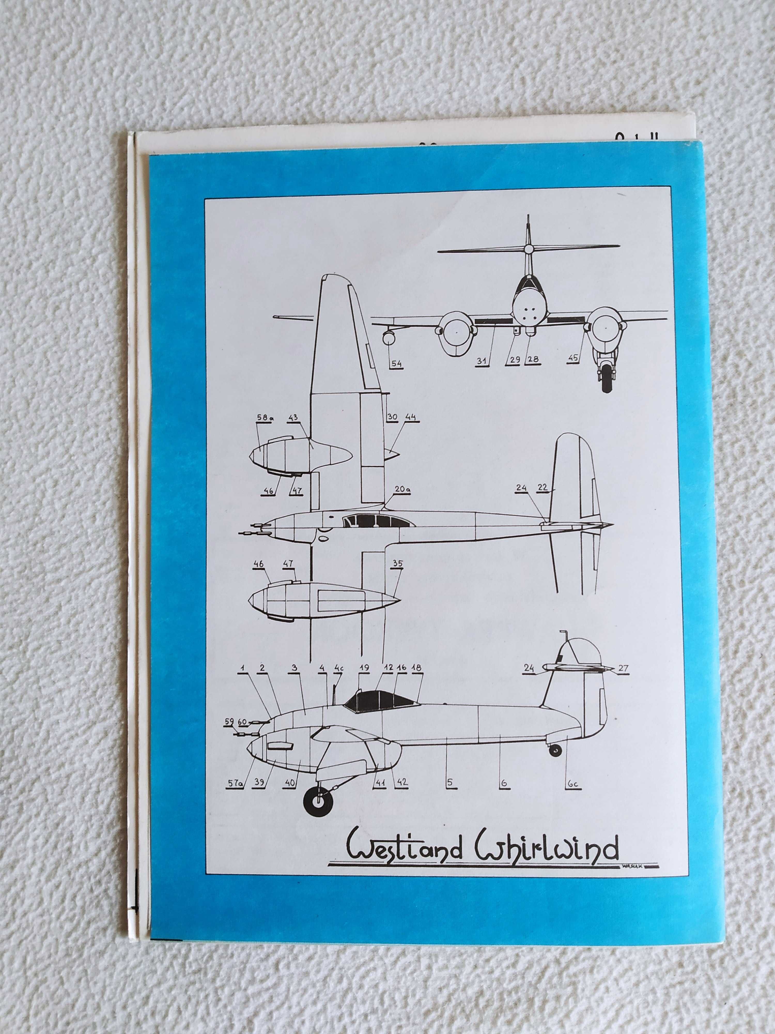 Mały Modelarz 5/1993 Angielski samolot myśliwski WESTLAND WHIRLWIND
