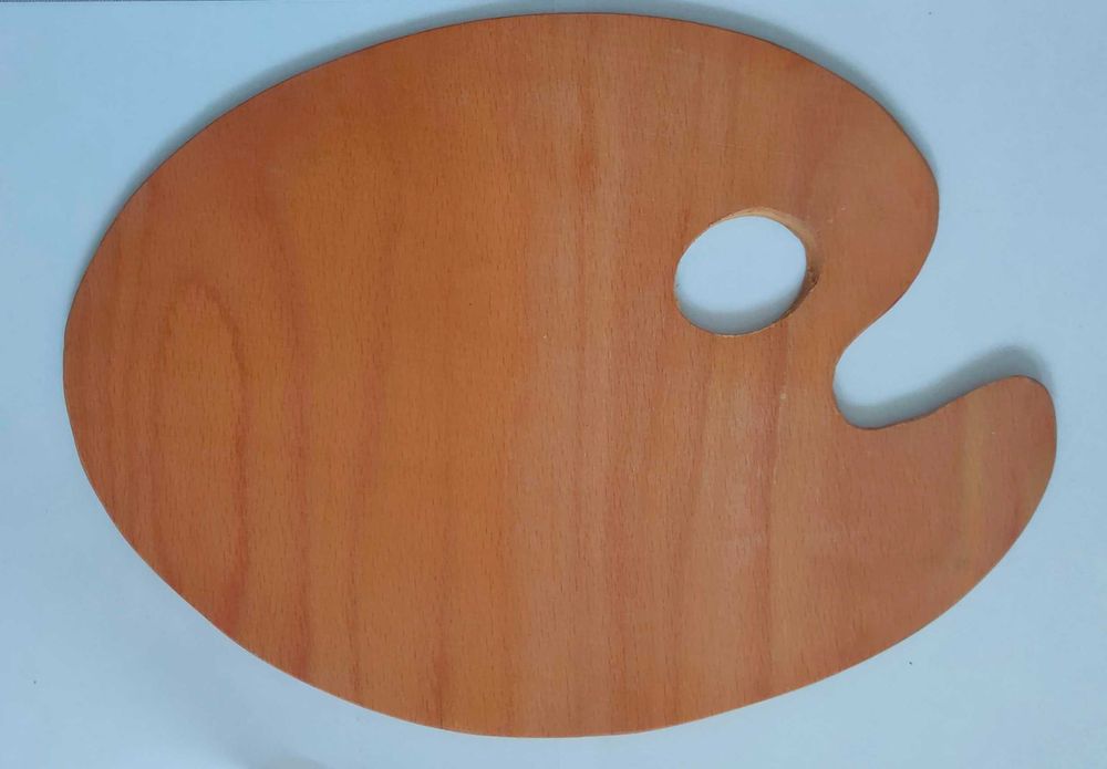 Paleta do farb drewniana nowa