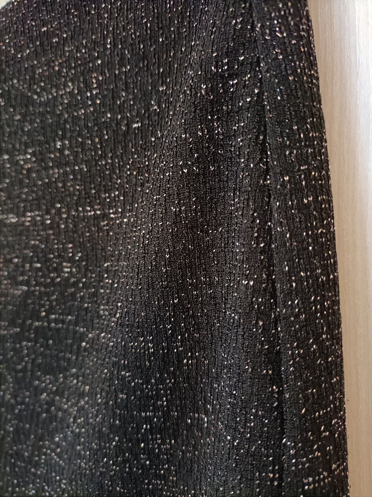 Quiosque spódnica czarna błyszcząca nitka brokat 38 M