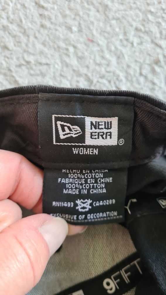 Czapka z daszkiem bejsbolówka. NY. New Era. Czarna. Skate Streetwear