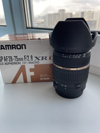 Новый Tamron 28-75 mm 2.8 XR Di Macro for Canon (24 70 105 85 50 17 55