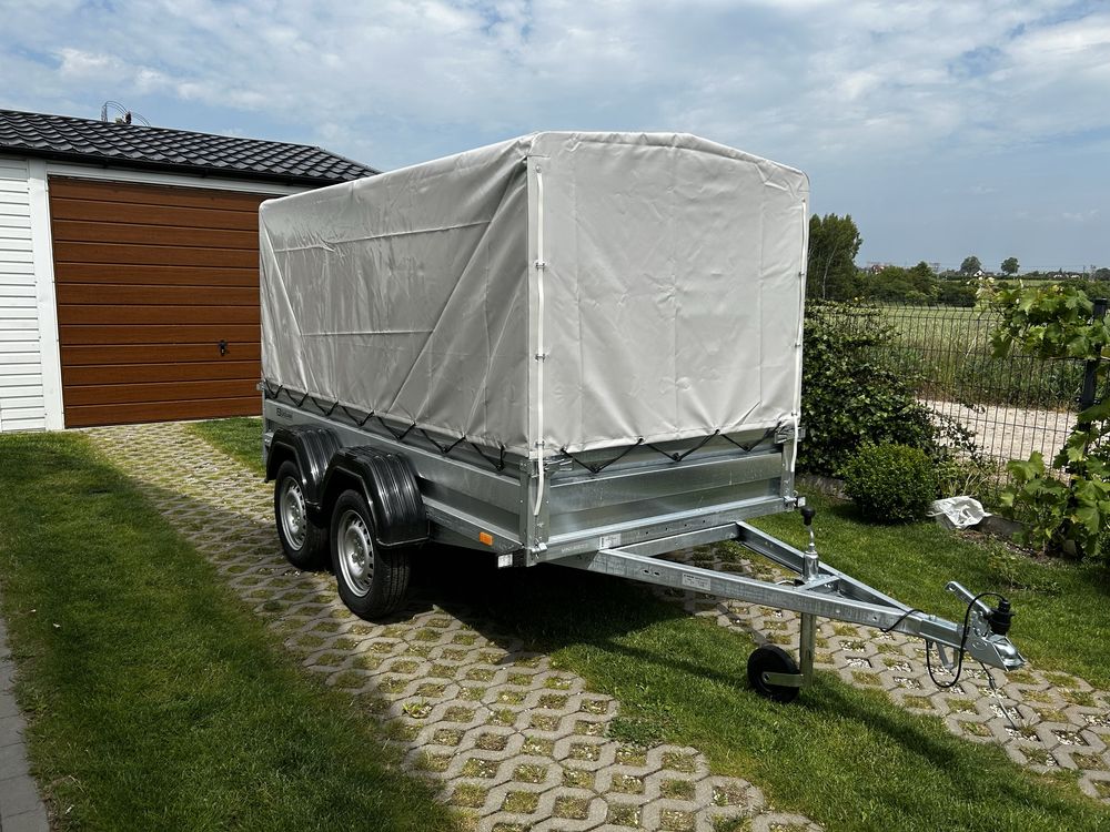 Wynajem Transport Przyczepka Plandeka lekka dmc 750kg 265cm