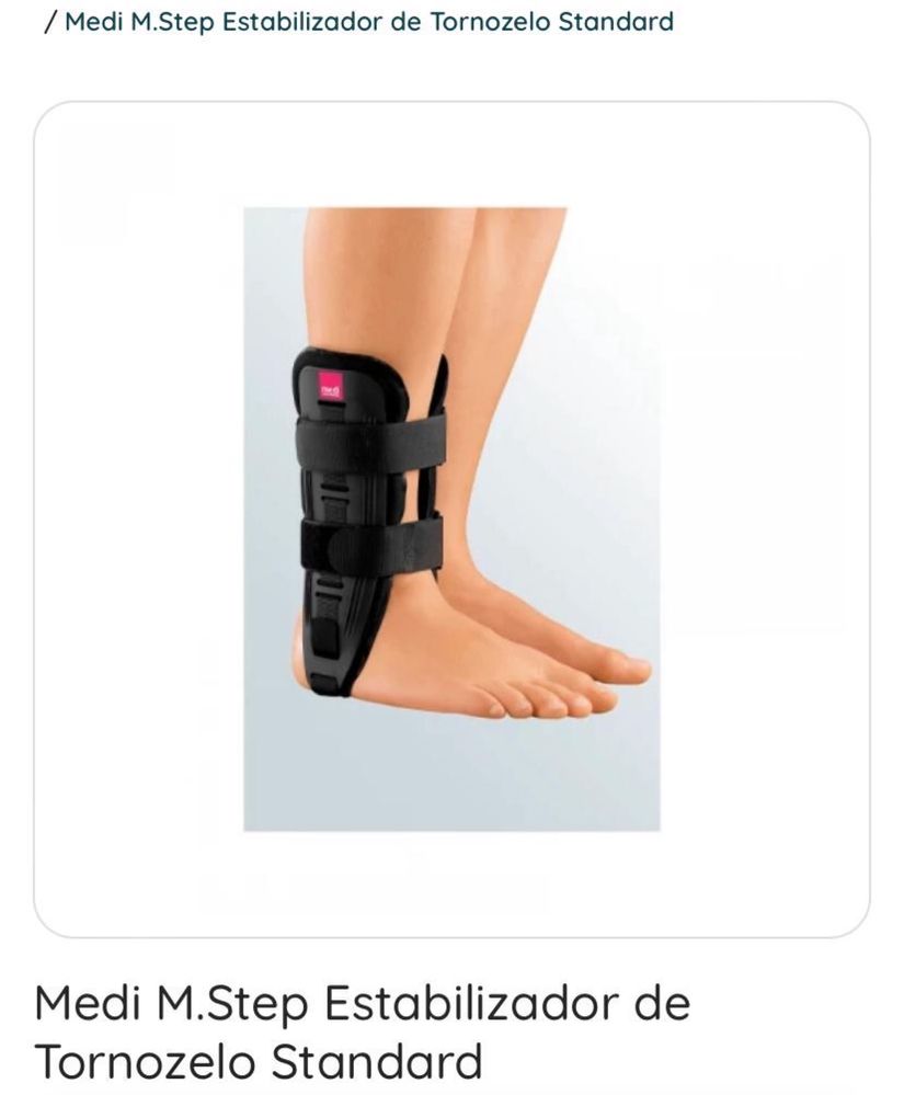 Estabilizador de tornozelo.