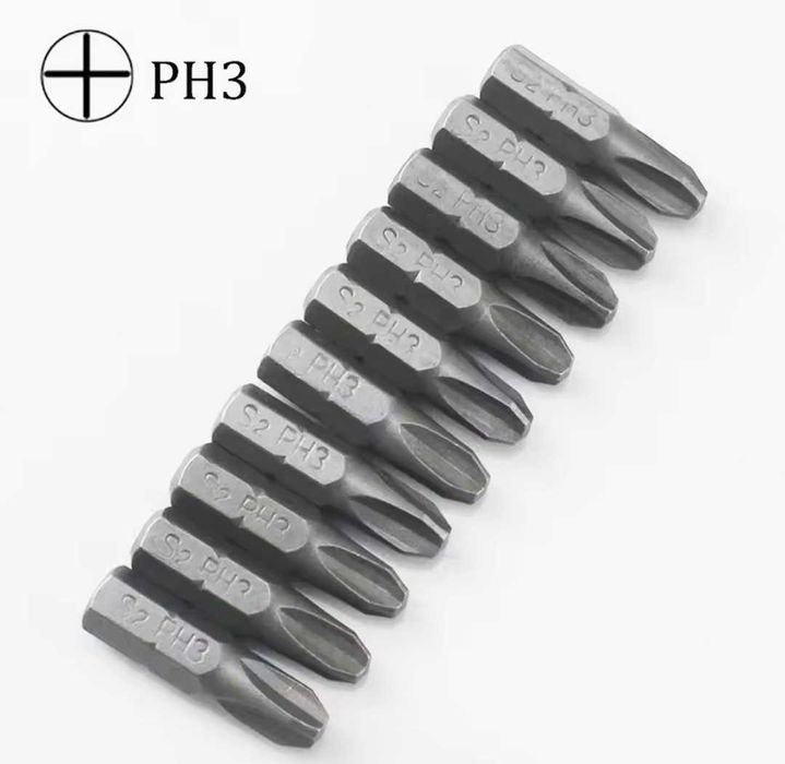 біта ph3 25мм якісна бита ph набір біт набор бит