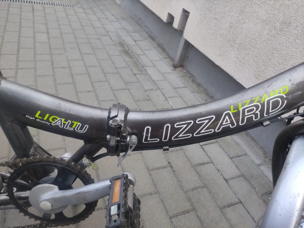 Rower oryginalny skladak Lizzard Light Alu.