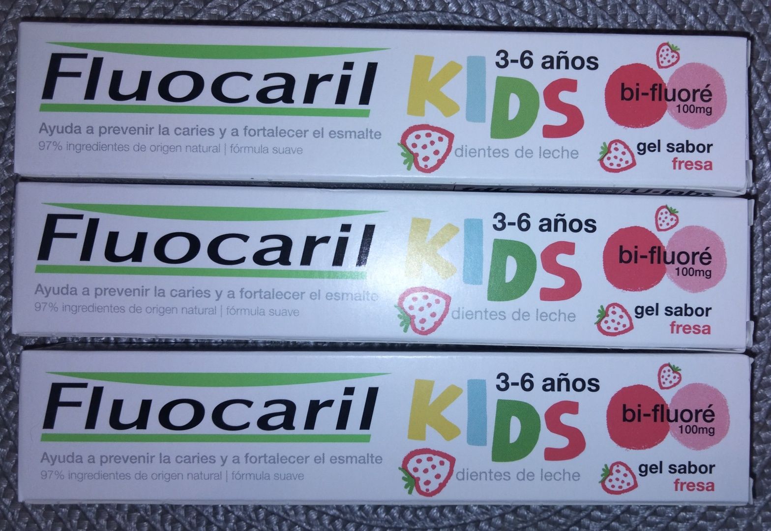 3 x pasta do zębów dla dzieci fluocaril