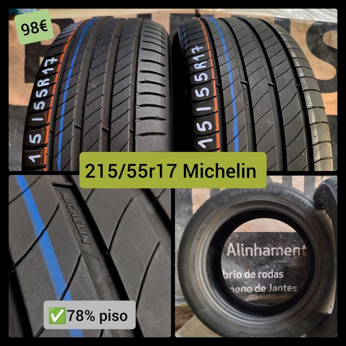 Pneus usados 215/50r17 215/55r17 225/55r17  Leiria