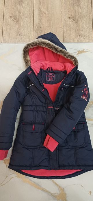 Kurtka zimowa dla dziewczynki 122