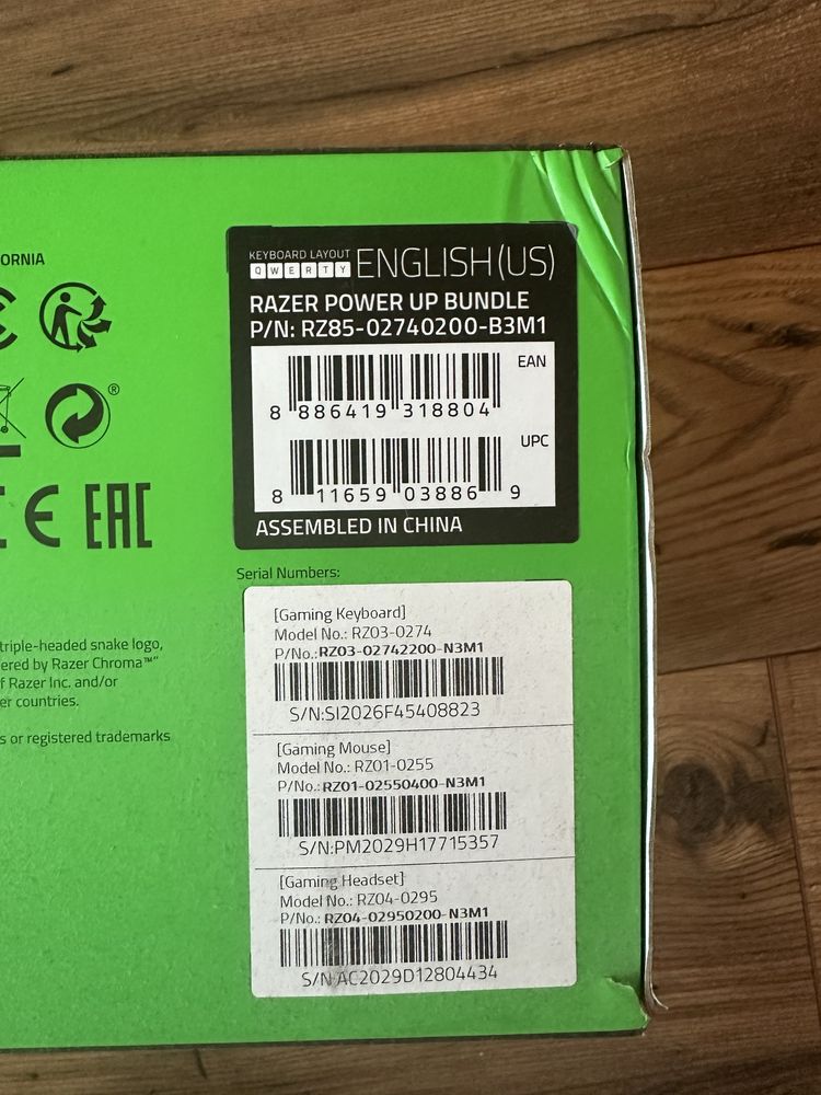 Zestaw Razer Power Up Bundle 3w1