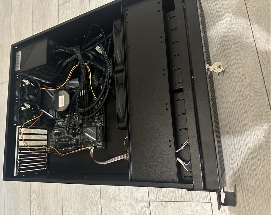 Сервер 4U i9 11900K для GPU відеокарти