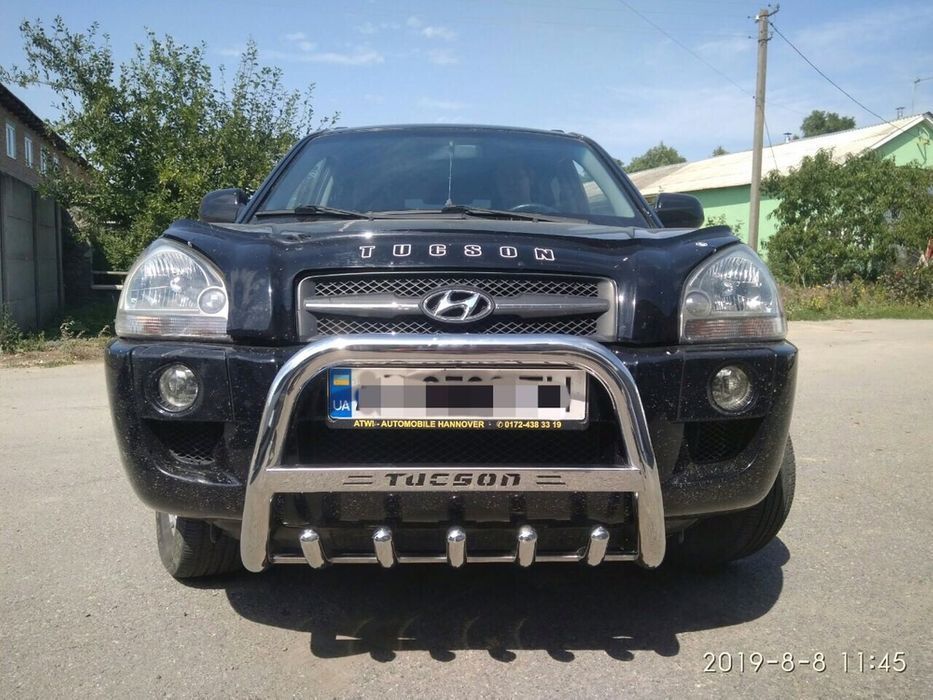 Кенгурятник для Hyundai Tucson Боковые пороги Защитные дуги с нержи