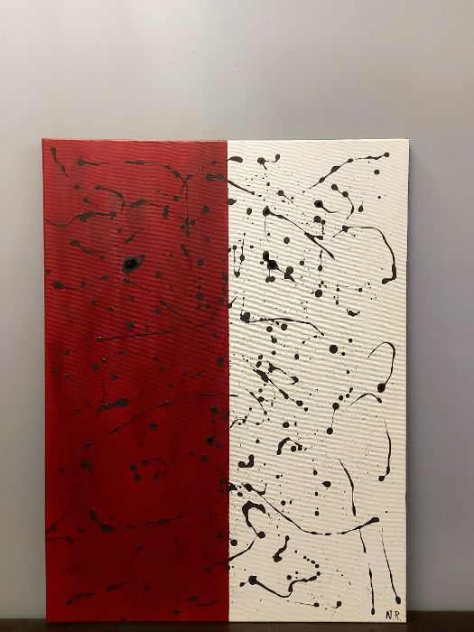 Obraz na płótnie, akryl, abstrakcja, modernizm