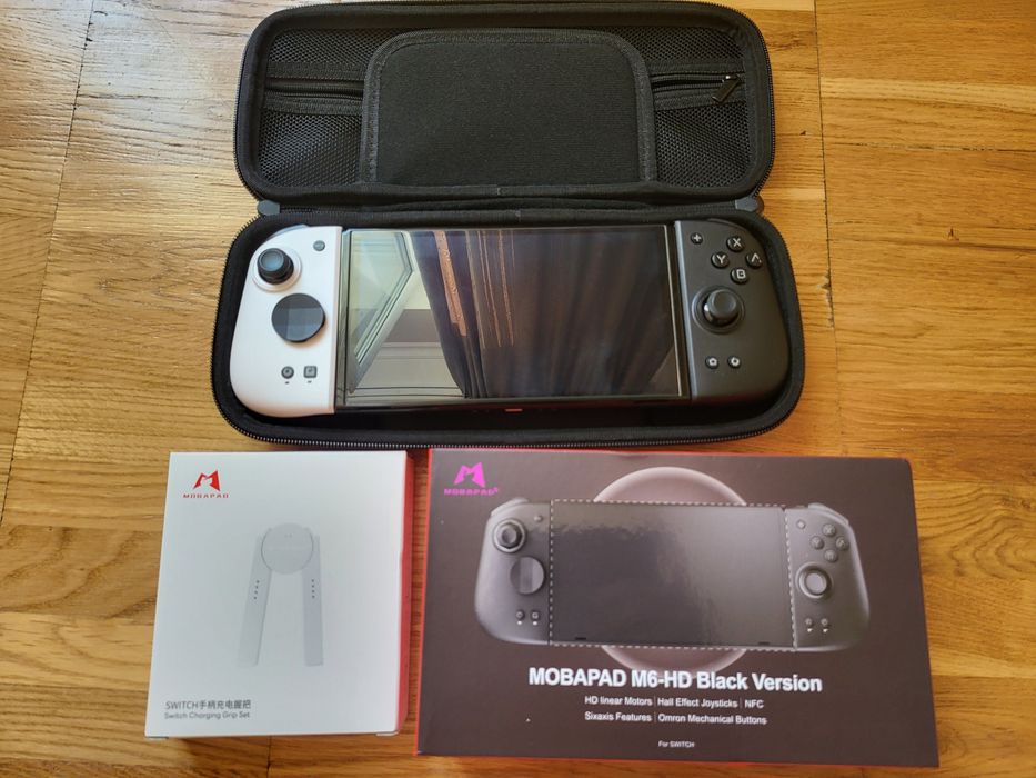 Mobapad M6HD Black Edition + Mobapad Switch Charging Grip + кейс