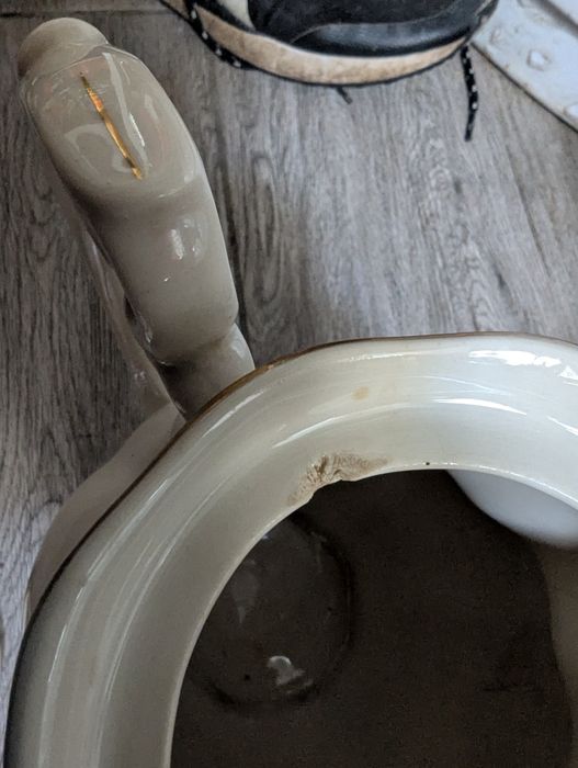 Serwis do kawy Chodzież PRL filazanki porcelana niekomplet