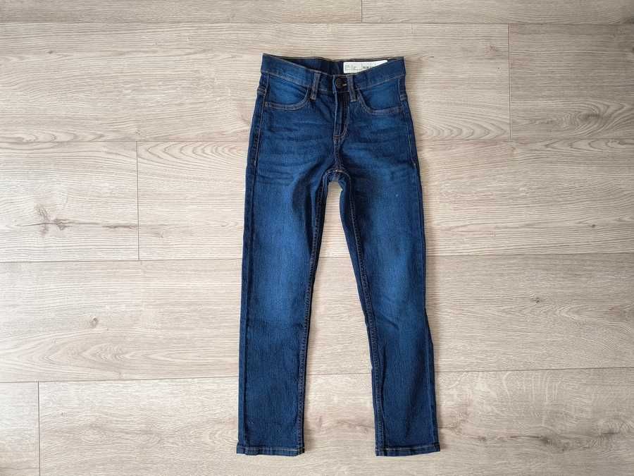 Pepperts * spodnie jeansy slim chłopięce proste * 134