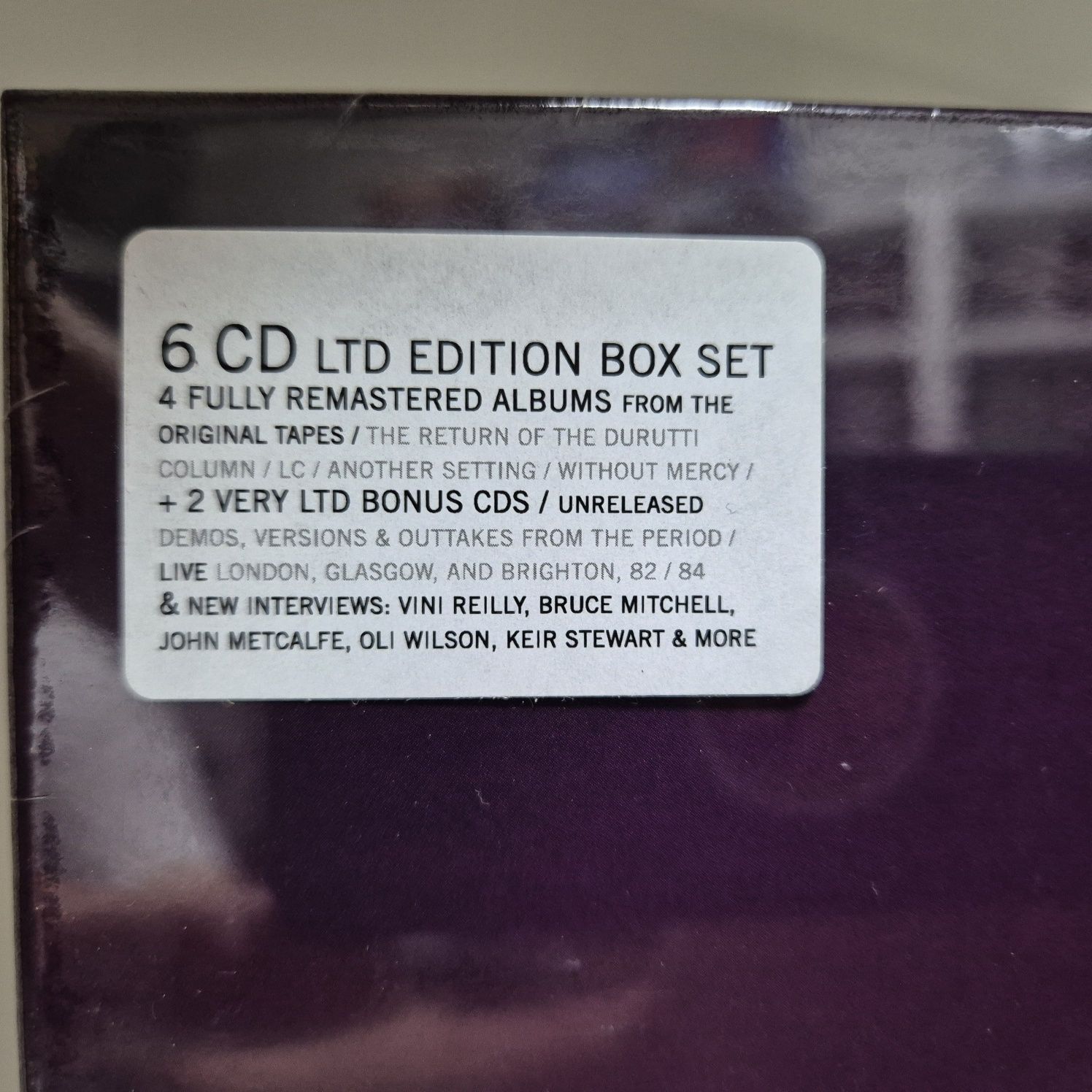 The Durutti Column  - Box - Four Factory Records - 6 CDs