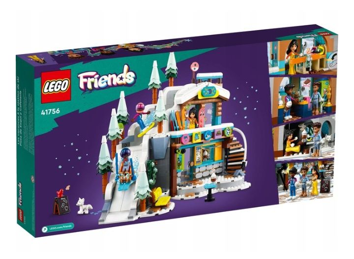 Zestaw LEGO Friends 41756 Ośrodek narciarski z kawiarnią