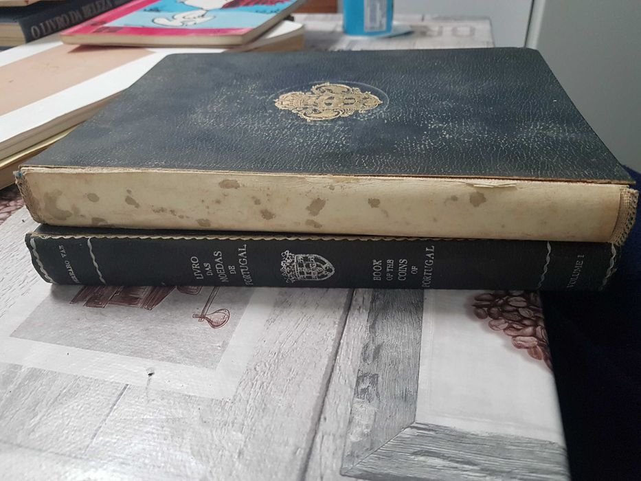 Livros das moedas de portugal volume I e II