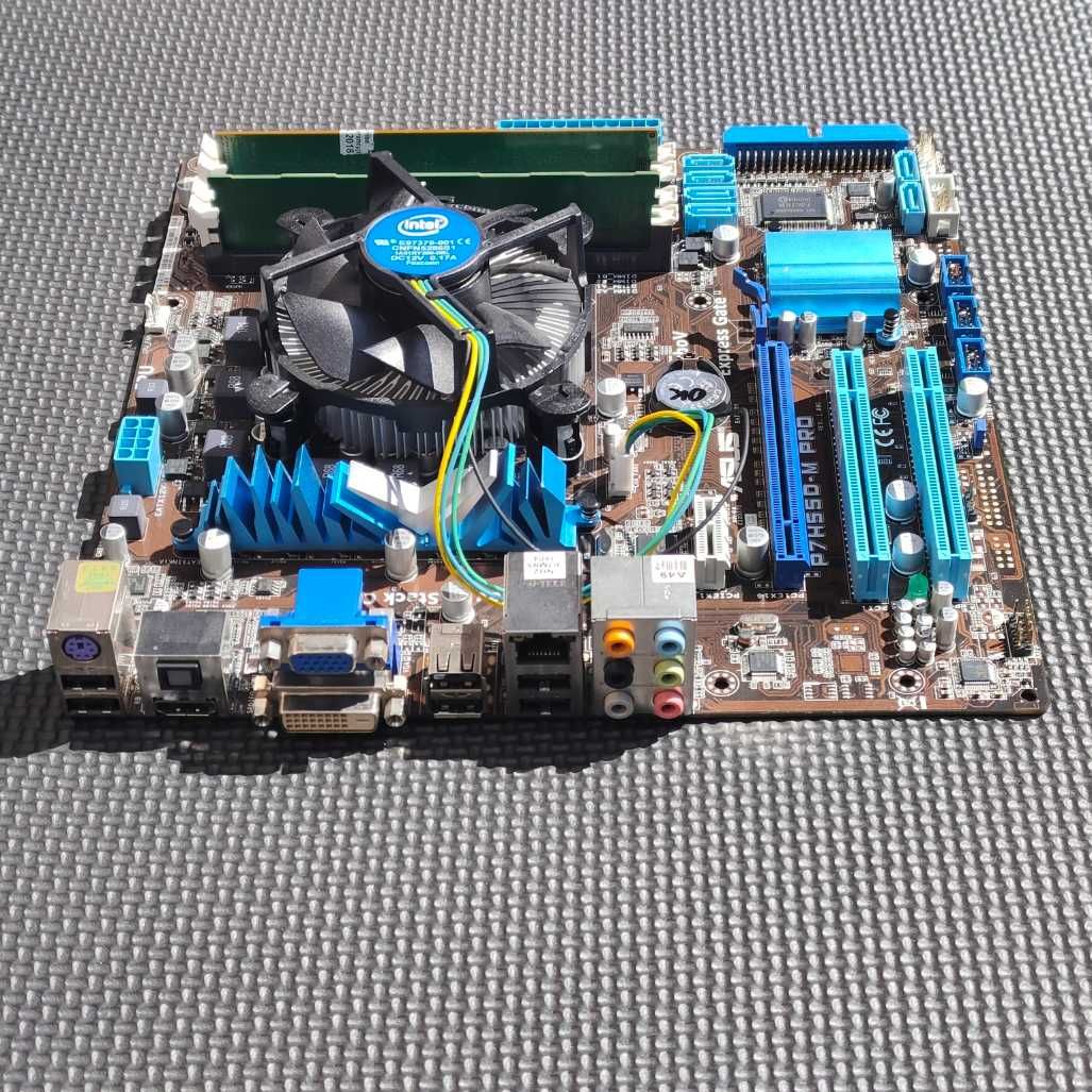 Płyta Główna Asus + Procesor Intel + 8 GB RAM DDR3 Zestaw Komputerowy