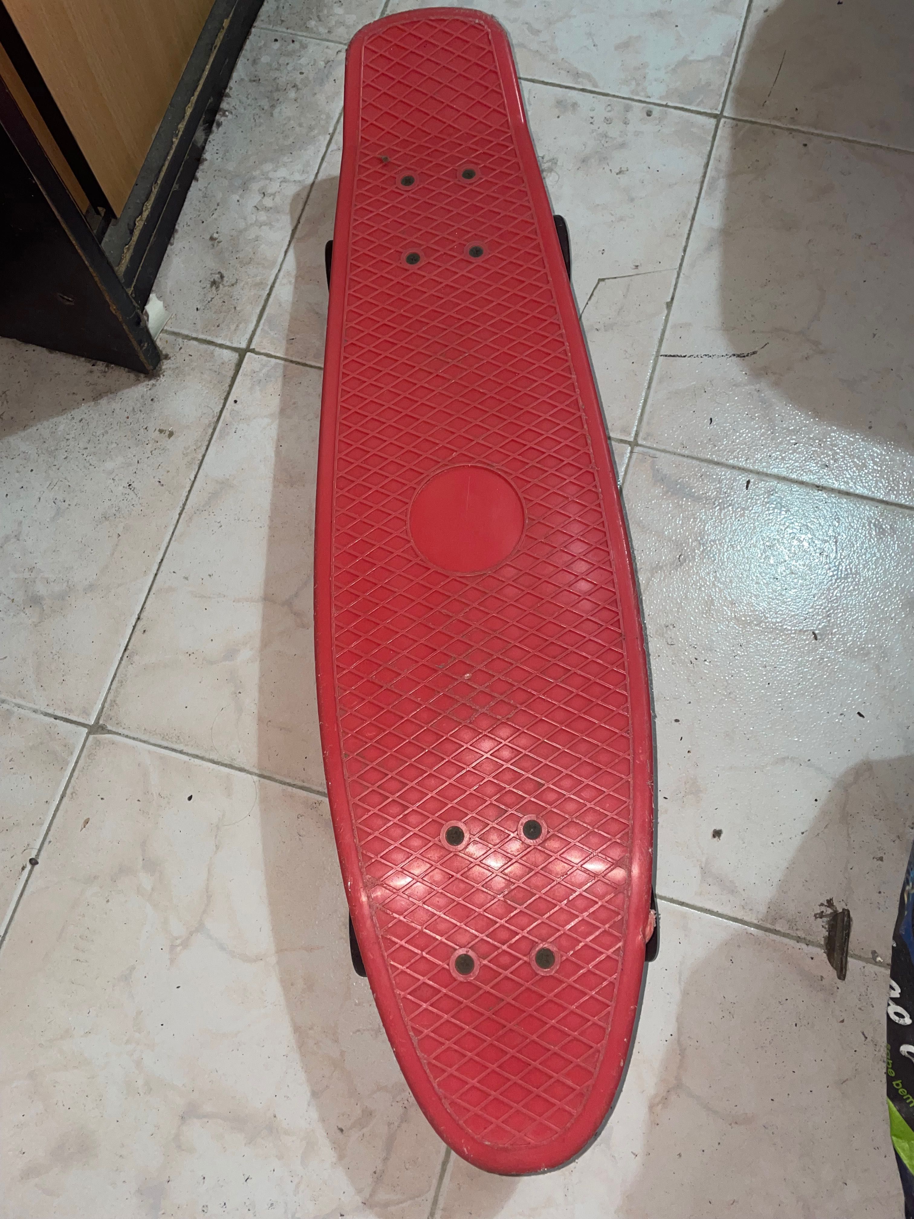 Skate 4 Rodas Vermelho