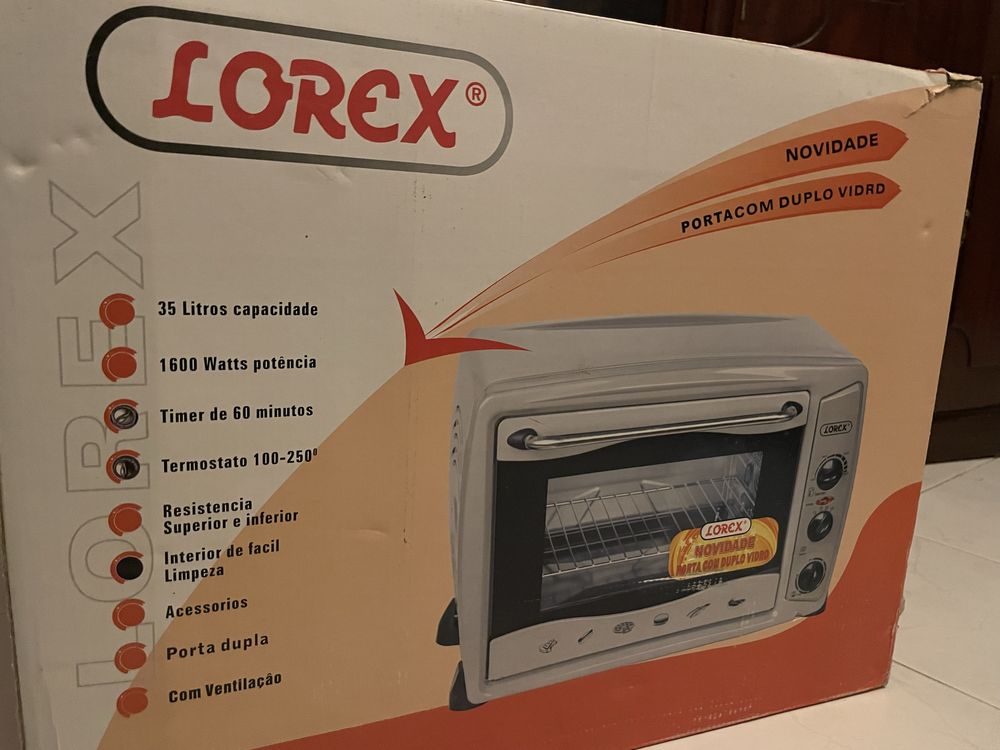 Forno NOVO Lorex 35L c/ acessorios