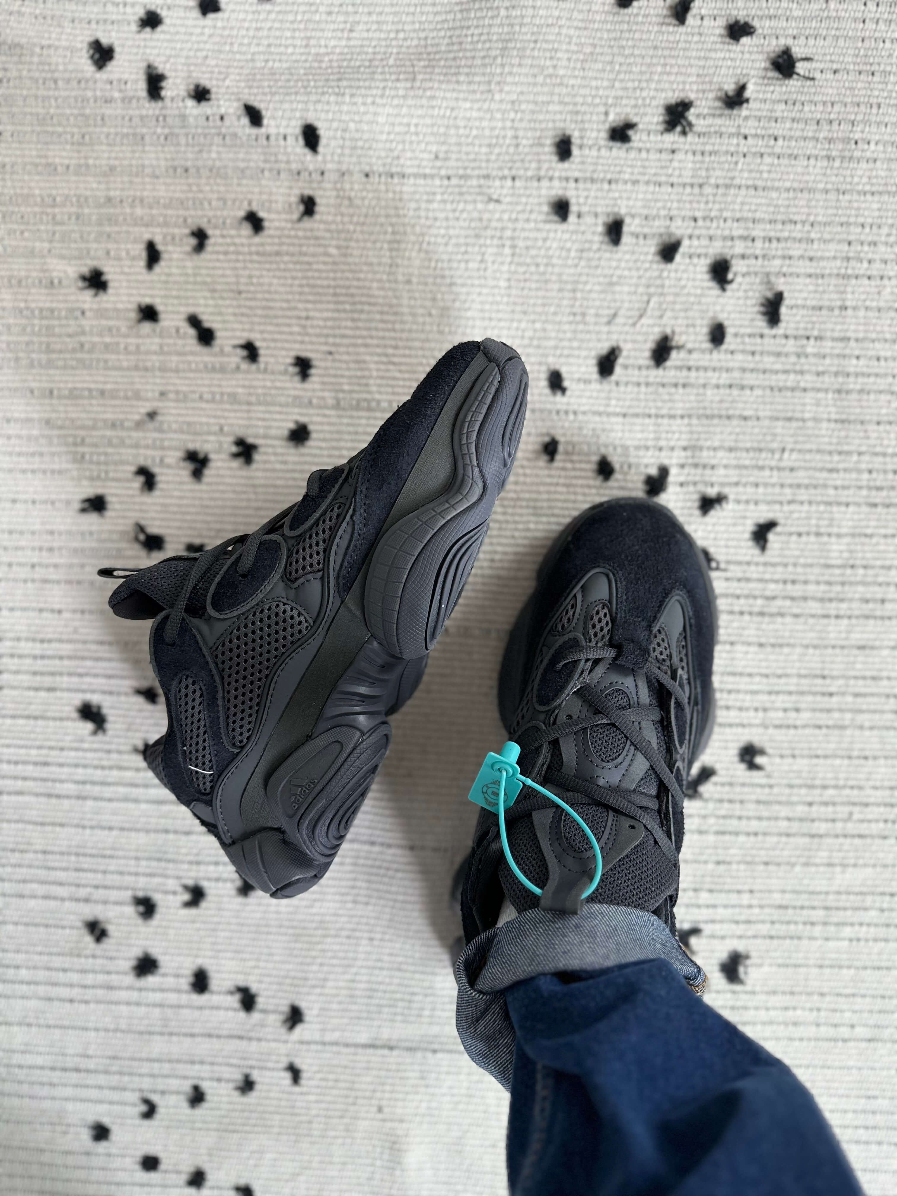 Мужские кроссовки Adidas Yeezy 500 Black / 40-45