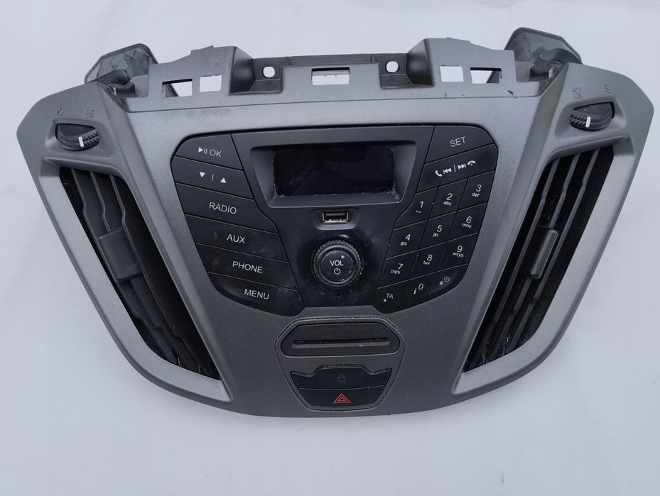 panel sterowania radiem kratki nawiewu ford transit custom