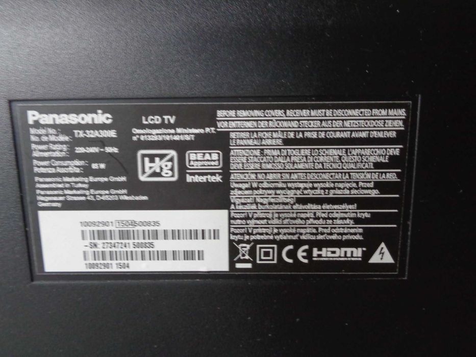 TV Panasonic  używany 32 cale