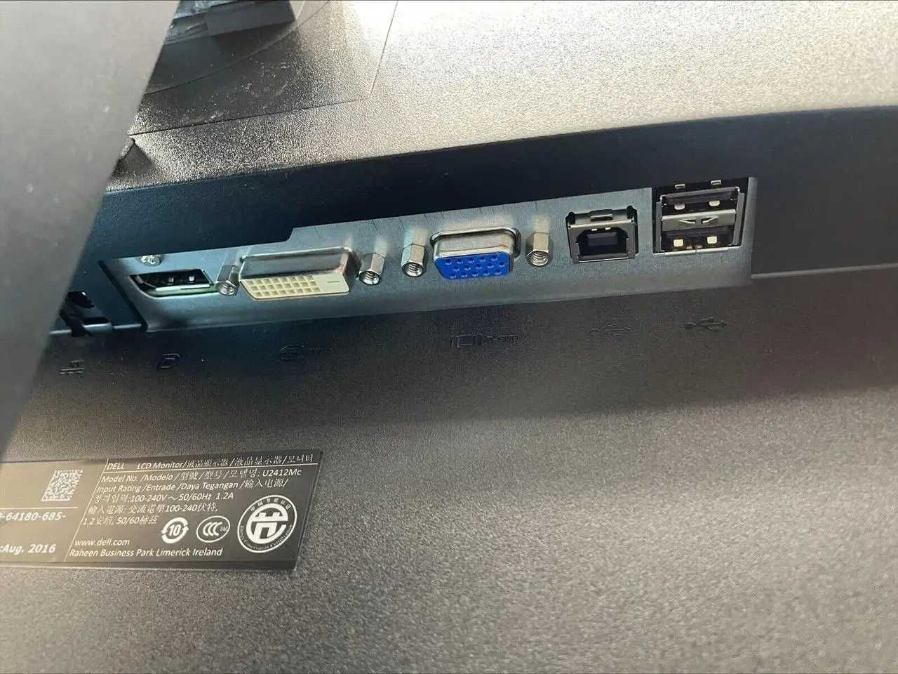 Монітори 24"DELL U2412M IPS LED (1920x1200) DP,DVI,VGA,USB ОПТ/РОЗДРІБ
