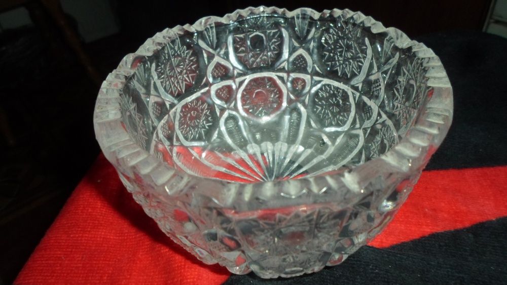 Хрустальная конфетница салатница СССР