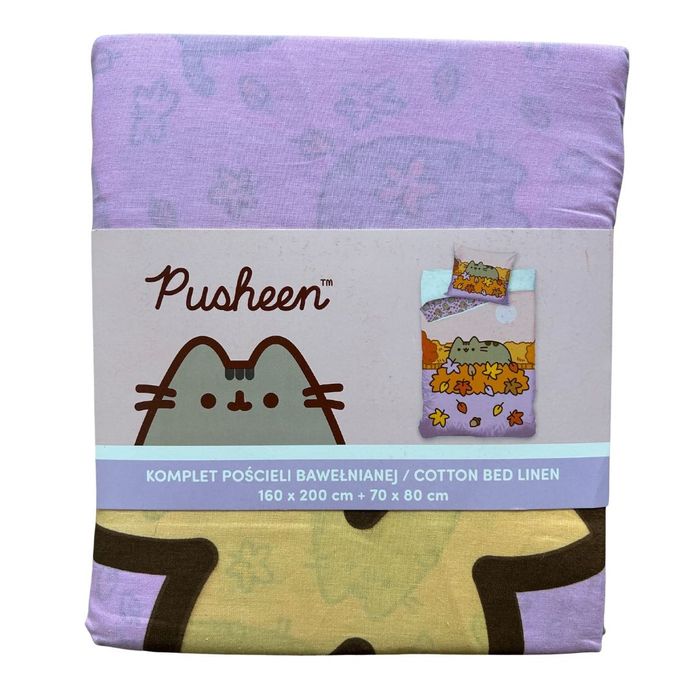 Bawełniana pościel 160x200 Pusheen