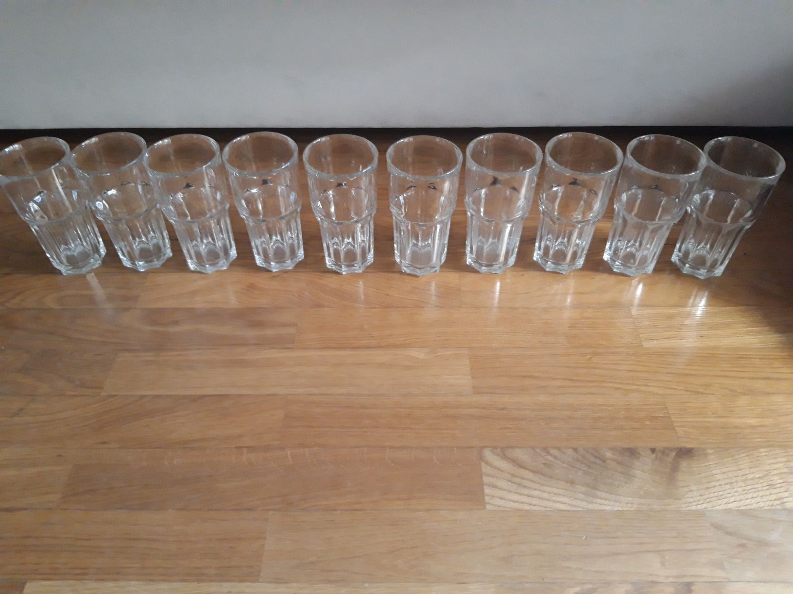 10 copos de vidro 35 cl - modelo POKAL (IKEA)