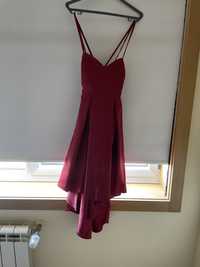 Vestido designer bordo