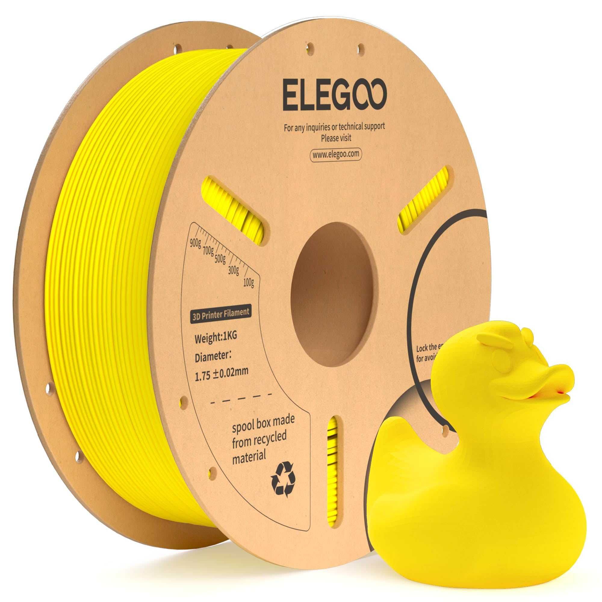 Promoção PLA Elegoo 1 Kg (Amarelo)