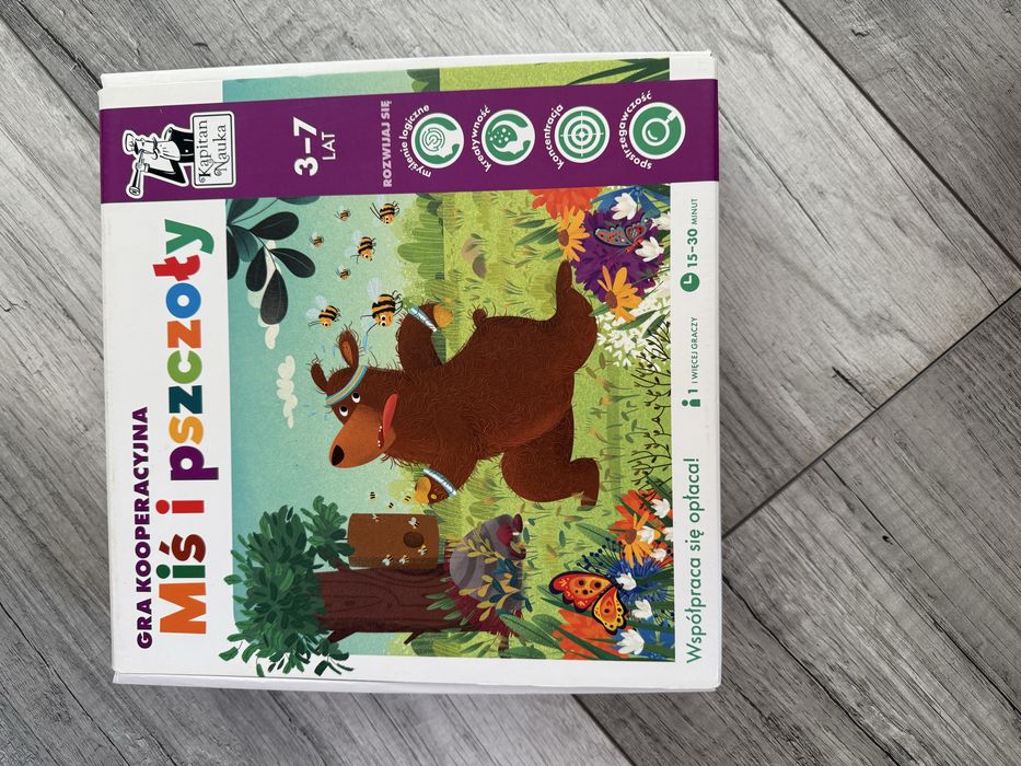 Gra miś i pszczoły