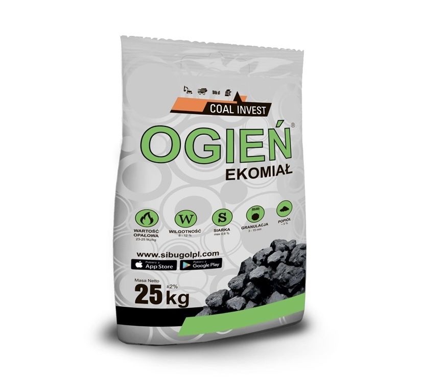 NAJTANIEJ! Ekogroszek Ogień Ultra 29 MJ węgiel groszek Ogień Ultra