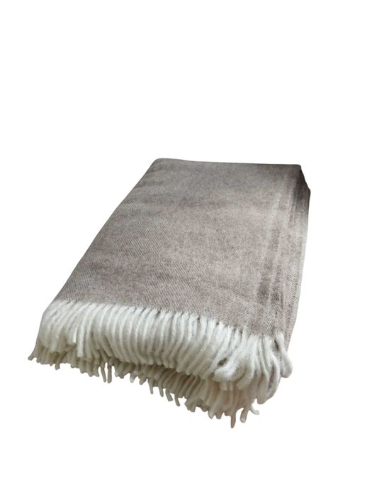 narzuta pled koc wełniany 100% wełna gramatura 380gr 160x200 polski