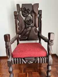 Cadeira de Soba Africana artesanal