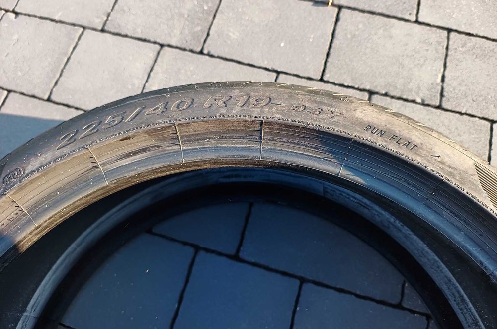 Opony letnie Pirelli P Zero 225/40/19 93Y 2020r 6,5mm Run Flat RSC