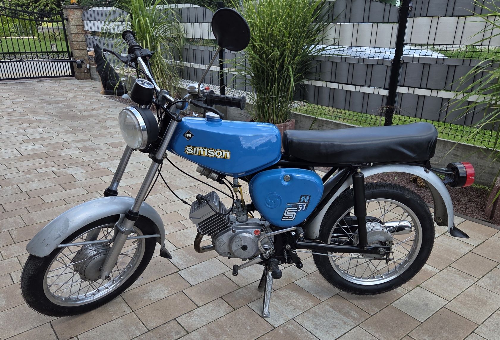 Simson s51N z 1982 roku. Rejestracja.
