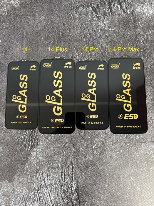 Захисне скло OG для iPhone 12 13 14 Pro Max Айфон Защитное стекло