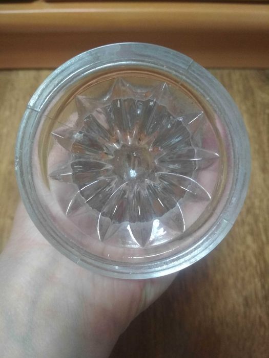 Ваза скло ( схоже на хрусталь)