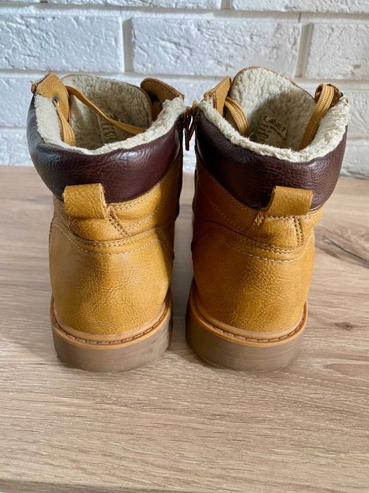 Buty męskie / wysokie ocieplane trzewiki / trapery r. 41 Lanetti