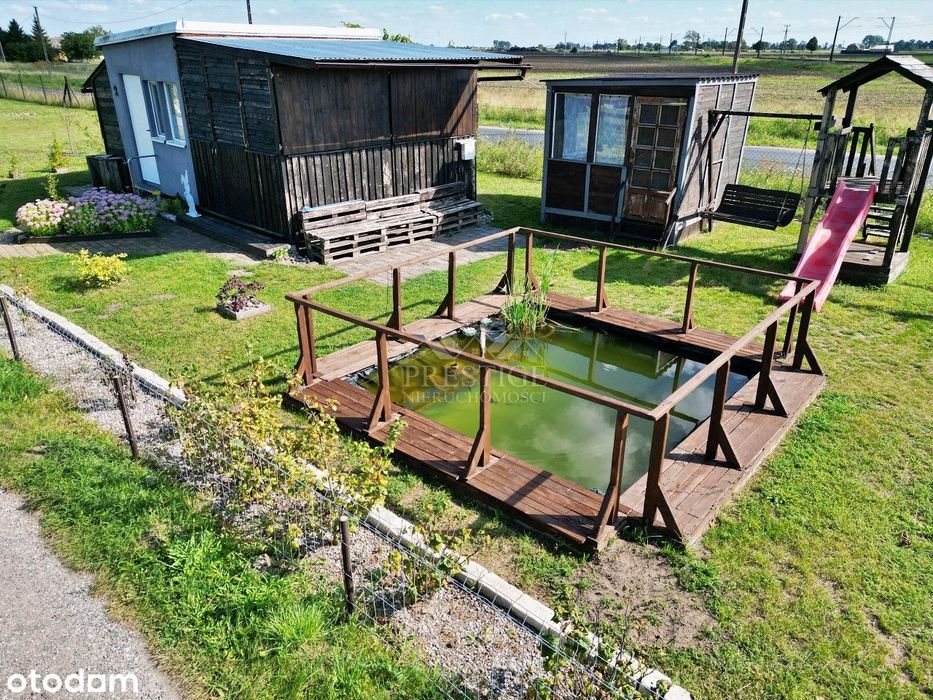 Zagospodarowana działka ROD w Sikorowie