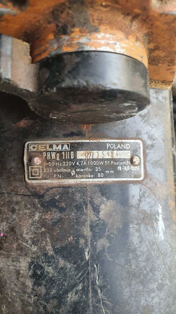 Młotowiertarka CELMA 1000W groty