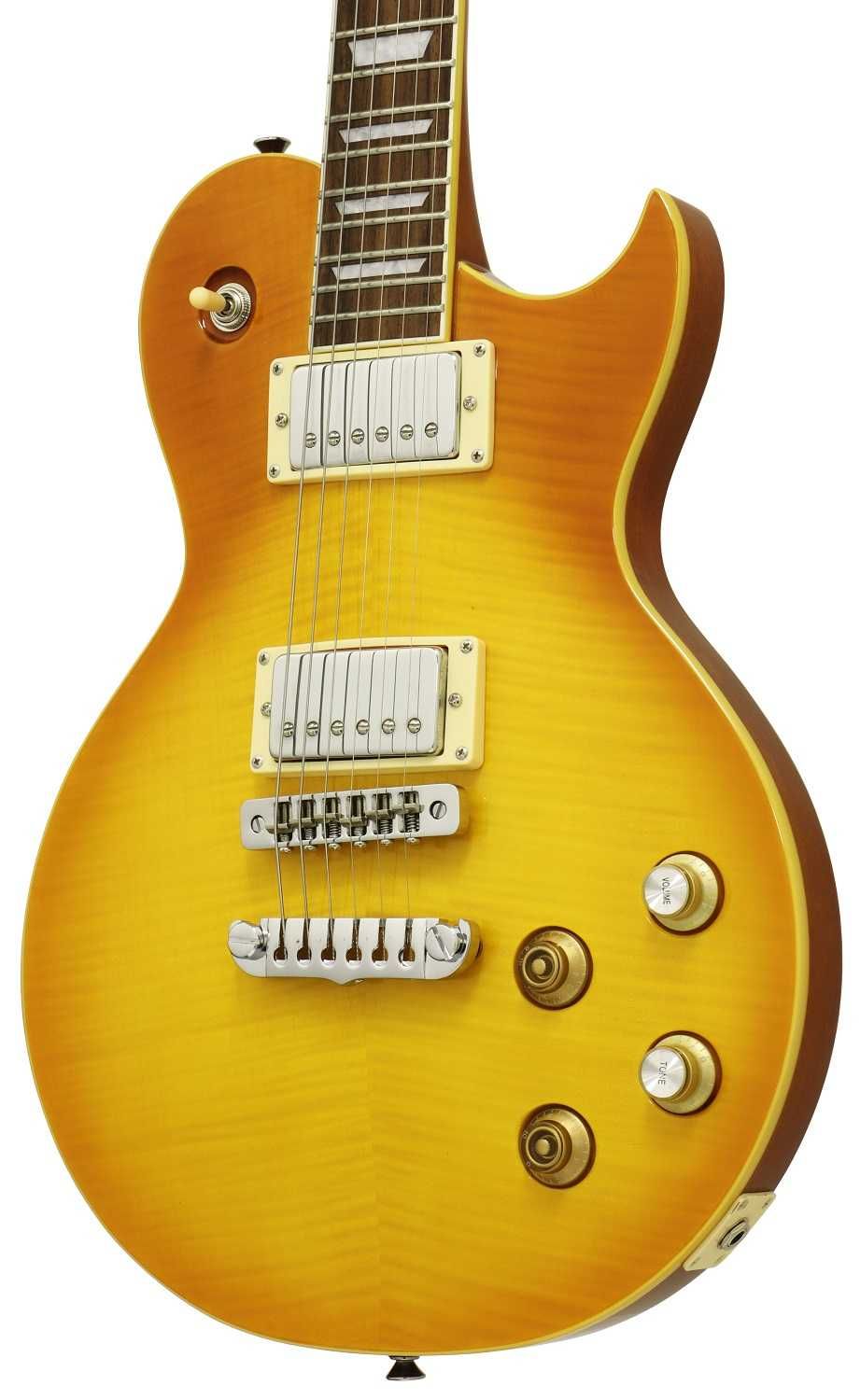 Aria Pro II - PE350 PG AGLD gitara elektryczna PE-350-PG Lemon Drop