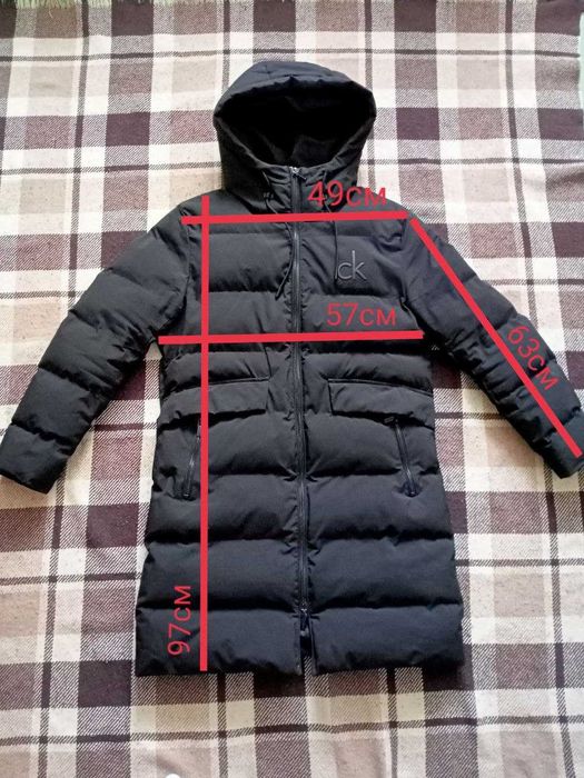 Чоловіча зимова куртка пуховик Calvin Klein