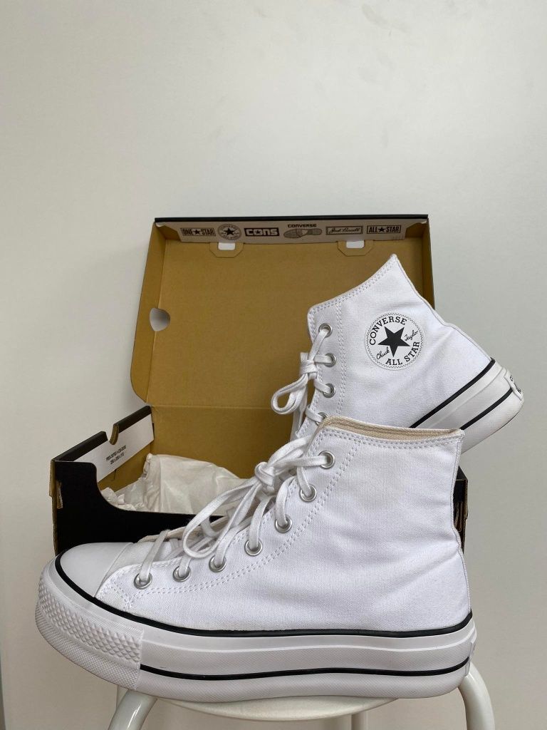 Converse Lift platform white r.40 nowe